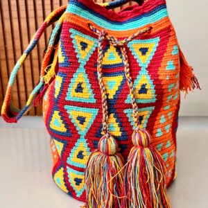 Bolsa com desenho colorida G