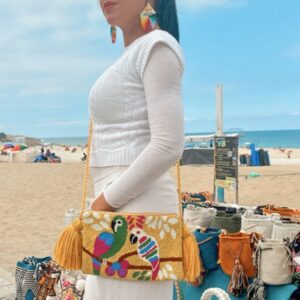 Clutch duas Araras com Alça