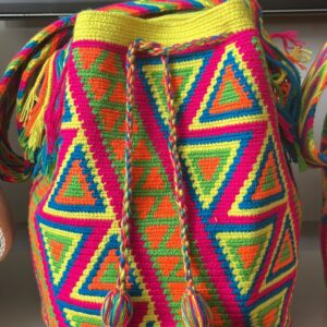 Bolsa colorida G várias cores